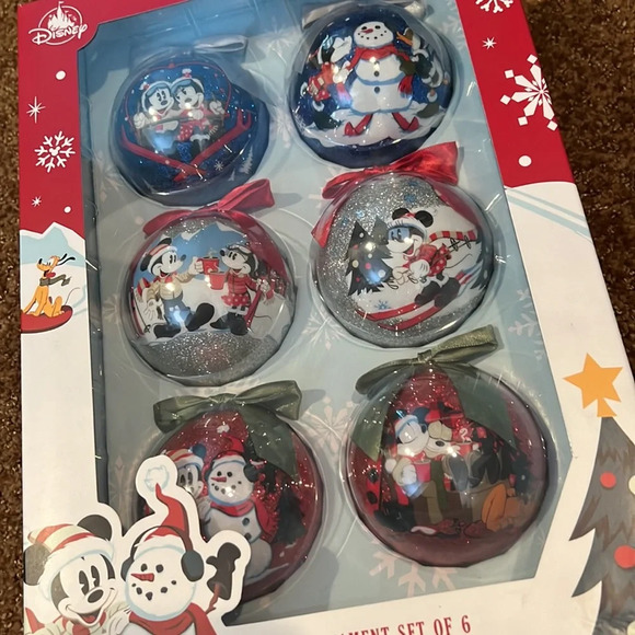 Disney ornament set of 6 new in box - Picture 3 of 5